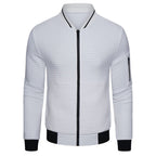 Kurtka Męska | Pikowana z zamkiem błyskawicznym i stójką - Arkadya Outlet - Jackets