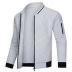 Kurtka Męska | Pikowana z zamkiem błyskawicznym i stójką - Arkadya Outlet - Jackets