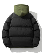 Kurtka Męska | Podwójny Kaptur i Zamek Błyskawiczny z Wiatrochronem - Arkadya Outlet - Jackets