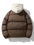 Kurtka Męska | Podwójny Kaptur i Zamek Błyskawiczny z Wiatrochronem - Arkadya Outlet - Jackets