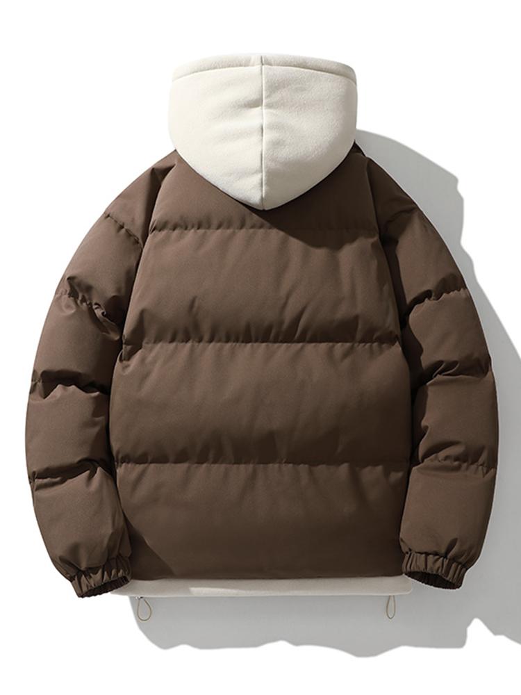 Kurtka Męska | Podwójny Kaptur i Zamek Błyskawiczny z Wiatrochronem - Arkadya Outlet - Jackets