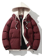 Kurtka Męska | Podwójny Kaptur i Zamek Błyskawiczny z Wiatrochronem - Arkadya Outlet - Jackets