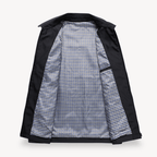 Kurtka Męska Przeciwdeszczowa | Regularny krój z kapturem i zamkiem - Arkadya Outlet - Jackets