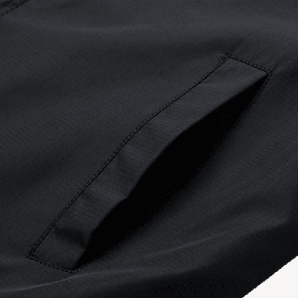 Kurtka Męska Przeciwdeszczowa | Regularny krój z kapturem i zamkiem - Arkadya Outlet - Jackets
