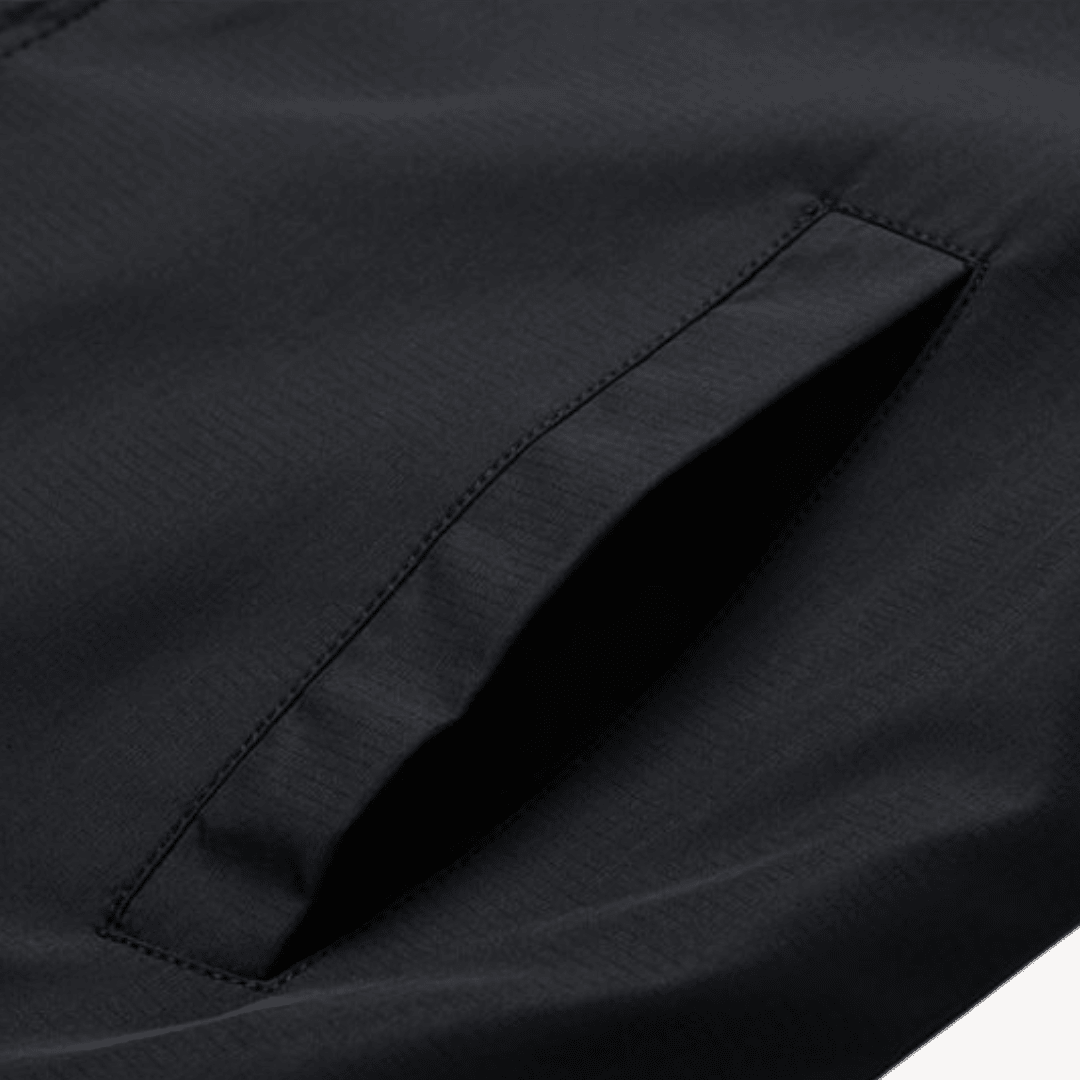 Kurtka Męska Przeciwdeszczowa | Regularny krój z kapturem i zamkiem - Arkadya Outlet - Jackets