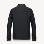 Kurtka Męska Przeciwdeszczowa | Regularny krój z kapturem i zamkiem - Arkadya Outlet - Jackets
