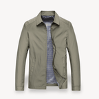 Kurtka Męska Przeciwdeszczowa | Regularny krój z kapturem i zamkiem - Arkadya Outlet - Jackets
