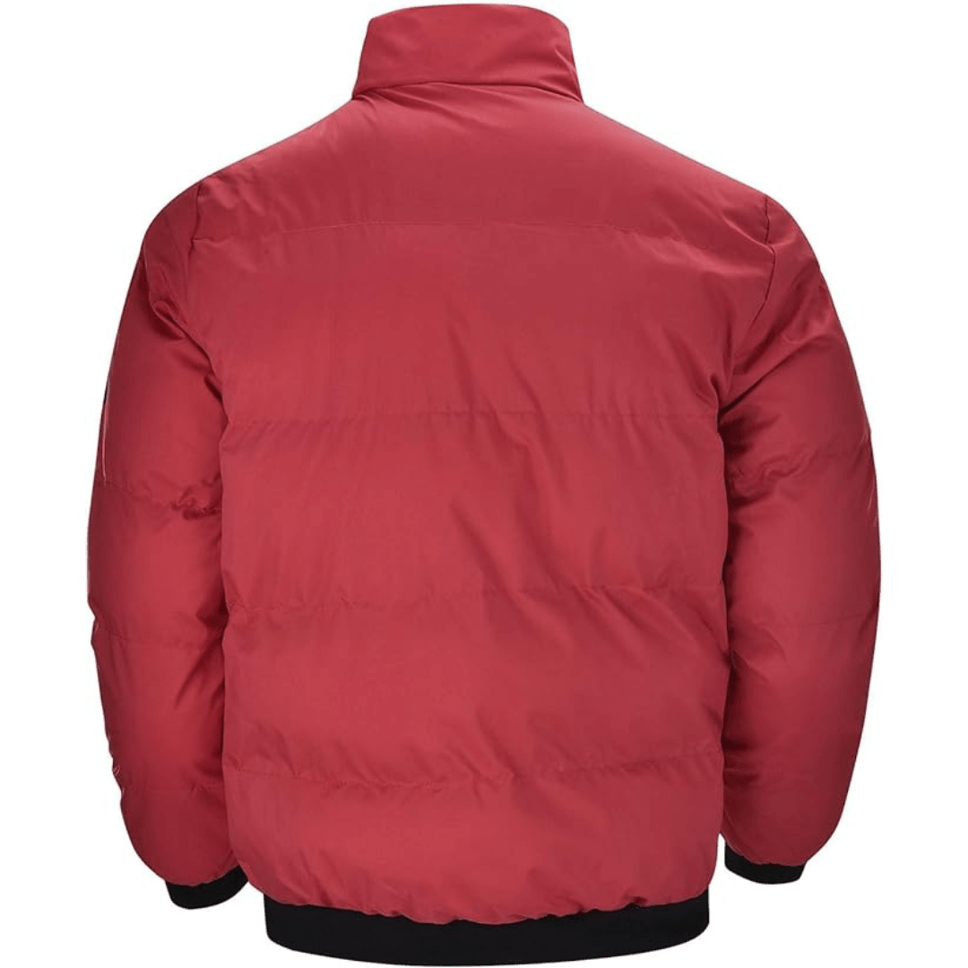 Kurtka Męska | Puchowa z Suwakiem na Całej Długości - Arkadya Outlet - Jackets