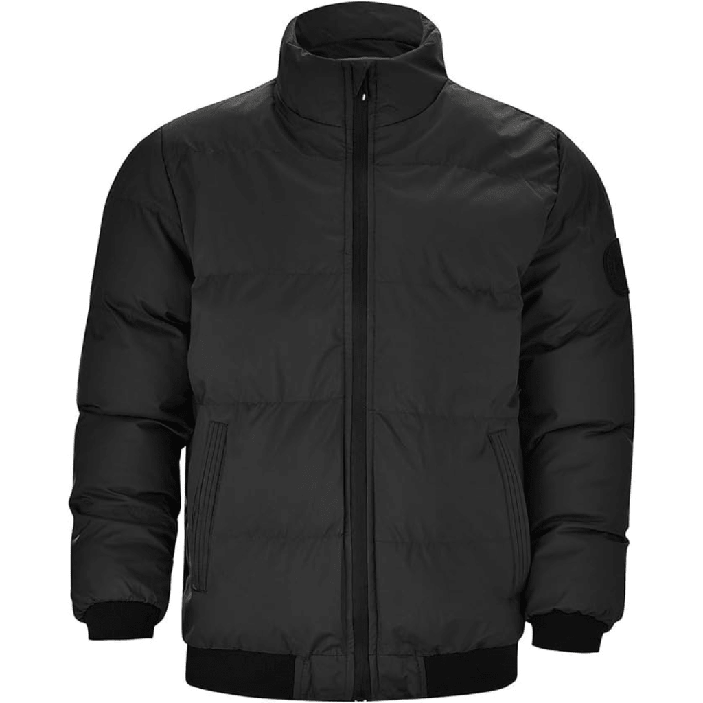 Kurtka Męska | Puchowa z Suwakiem na Całej Długości - Arkadya Outlet - Jackets