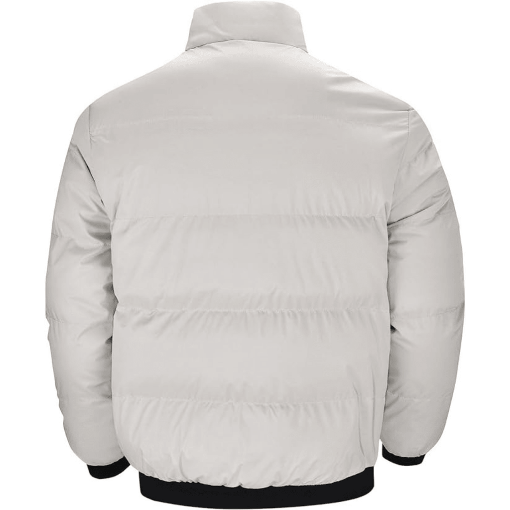 Kurtka Męska | Puchowa z Suwakiem na Całej Długości - Arkadya Outlet - Jackets