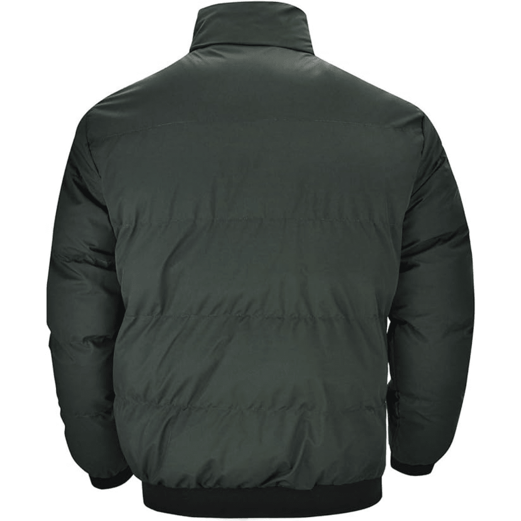 Kurtka Męska | Puchowa z Suwakiem na Całej Długości - Arkadya Outlet - Jackets