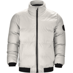 Kurtka Męska | Puchowa z Suwakiem na Całej Długości - Arkadya Outlet - Jackets