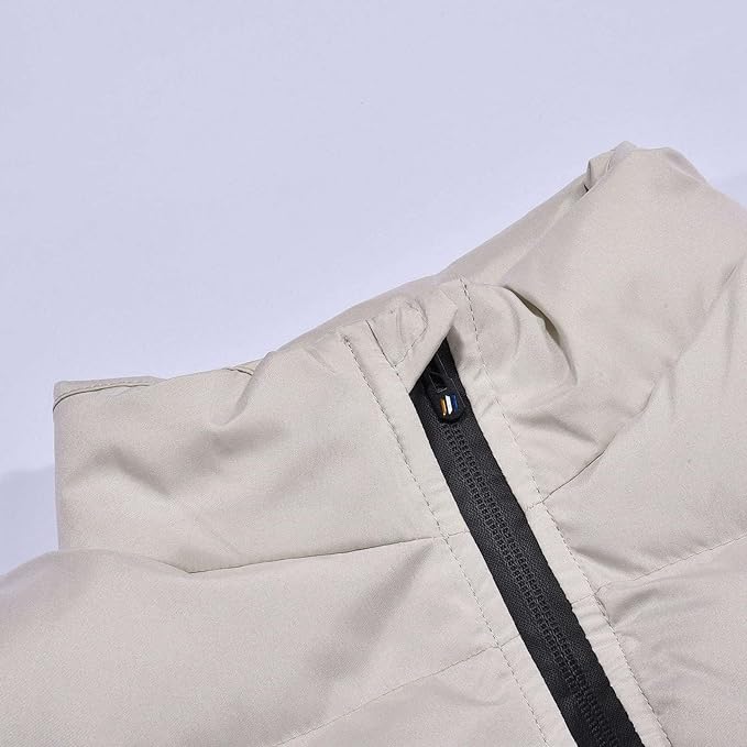 Kurtka Męska | Puchowa z Suwakiem na Całej Długości - Arkadya Outlet - Jackets
