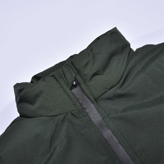 Kurtka Męska | Puchowa z Suwakiem na Całej Długości - Arkadya Outlet - Jackets