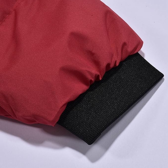 Kurtka Męska | Puchowa z Suwakiem na Całej Długości - Arkadya Outlet - Jackets