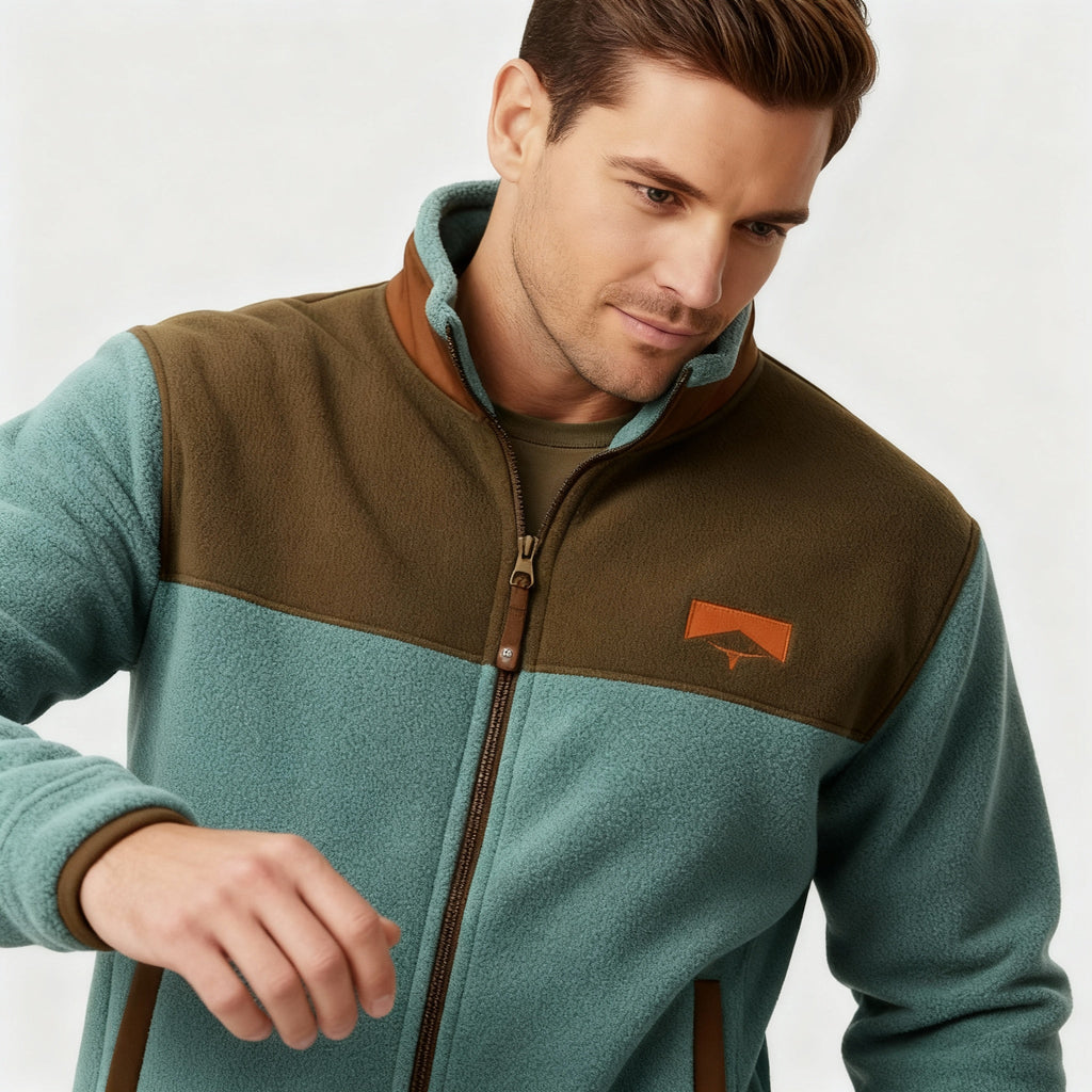 Kurtka Męska | Regularny krój z funkcjonalnymi detalami outdoor - Arkadya Outlet - Jackets