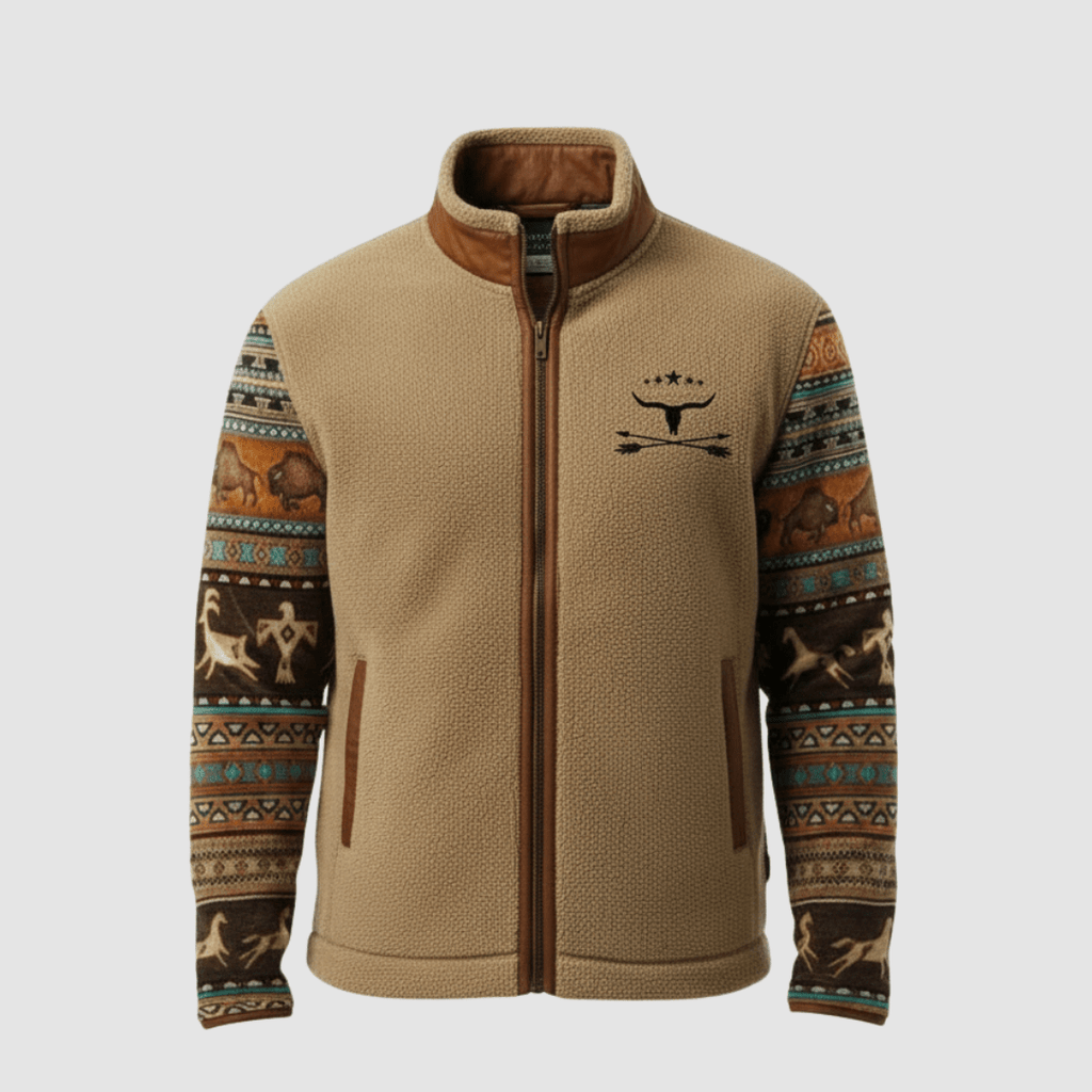 Kurtka Męska | Regularny krój z funkcjonalnymi detalami outdoor - Arkadya Outlet - Jackets