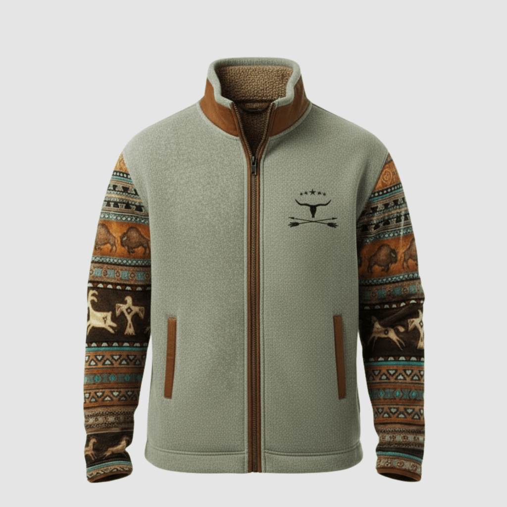 Kurtka Męska | Regularny krój z funkcjonalnymi detalami outdoor - Arkadya Outlet - Jackets