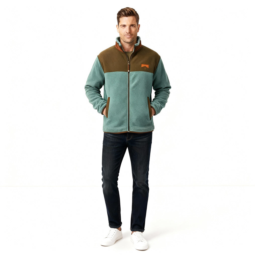 Kurtka Męska | Regularny krój z funkcjonalnymi detalami outdoor - Arkadya Outlet - Jackets