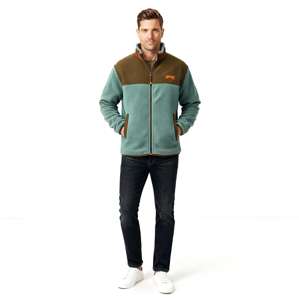Kurtka Męska | Regularny krój z funkcjonalnymi detalami outdoor - Arkadya Outlet - Jackets