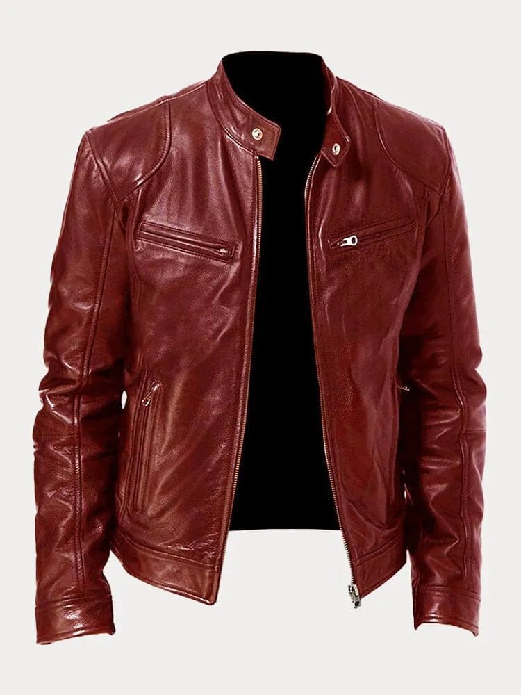 Kurtka Męska | Regularny krój z podszewką i regulowanymi mankietami - Arkadya Outlet - Jackets
