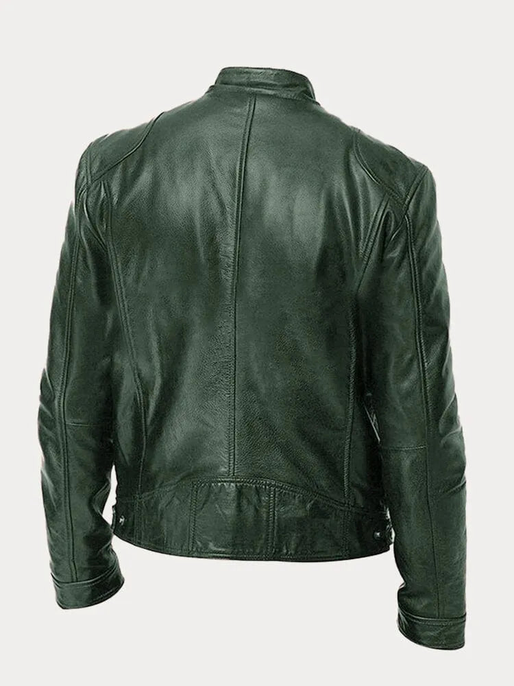 Kurtka Męska | Regularny krój z podszewką i regulowanymi mankietami - Arkadya Outlet - Jackets