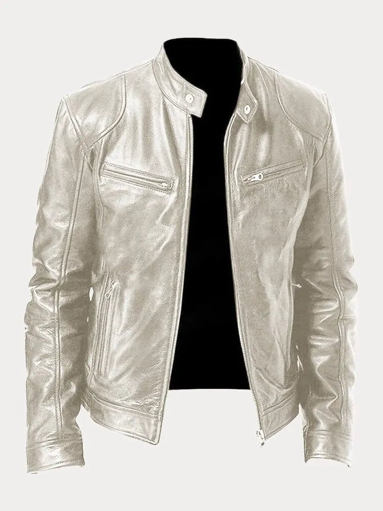 Kurtka Męska | Regularny krój z podszewką i regulowanymi mankietami - Arkadya Outlet - Jackets