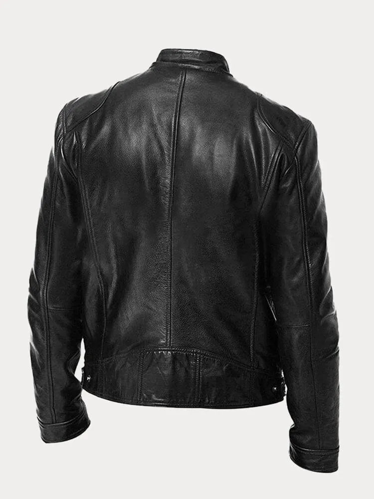 Kurtka Męska | Regularny krój z podszewką i regulowanymi mankietami - Arkadya Outlet - Jackets
