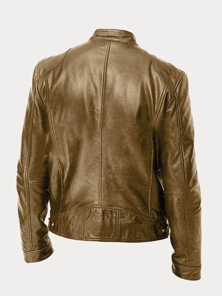 Kurtka Męska | Regularny krój z podszewką i regulowanymi mankietami - Arkadya Outlet - Jackets