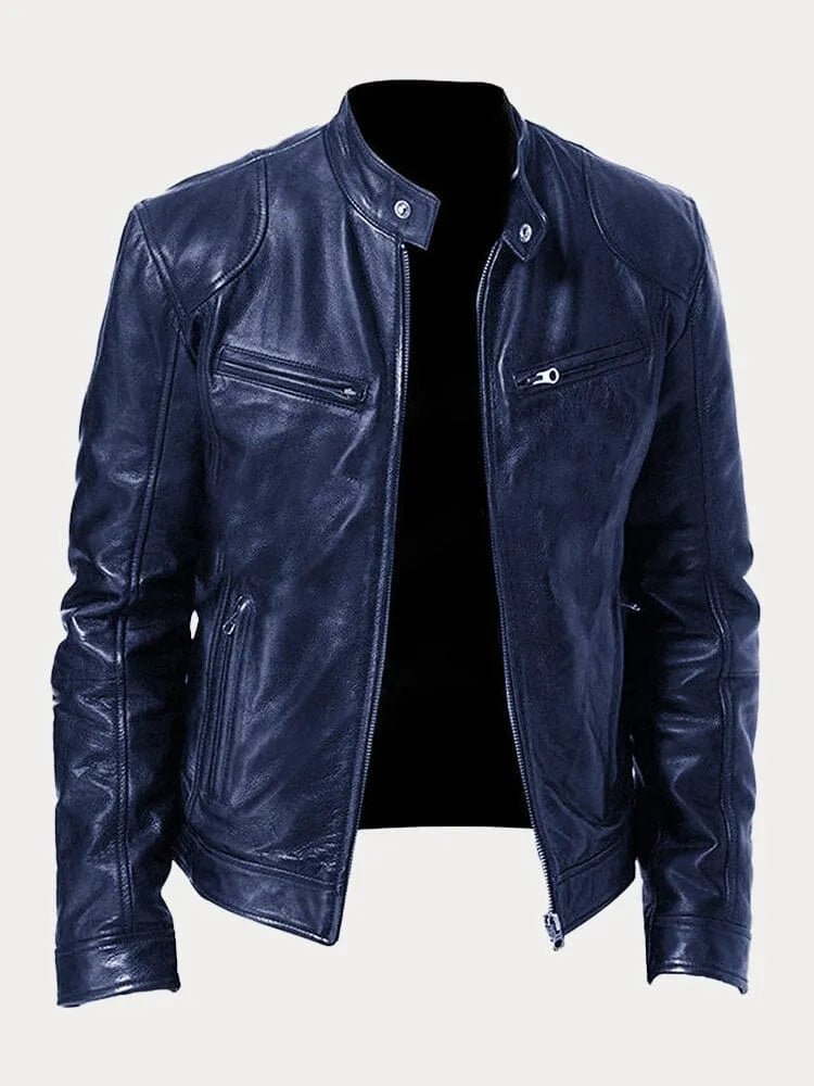 Kurtka Męska | Regularny krój z podszewką i regulowanymi mankietami - Arkadya Outlet - Jackets