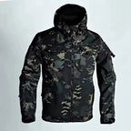 Kurtka Męska Softshell | Pełny zamek i kaptur z regulacją - Arkadya Outlet - Jackets