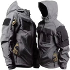 Kurtka Męska Softshell | Pełny zamek i kaptur z regulacją - Arkadya Outlet - Jackets
