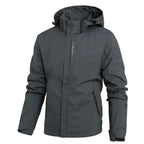 Kurtka Męska Softshell | Pełny zamek i ochrona przed wiatrem - Arkadya Outlet - Jackets