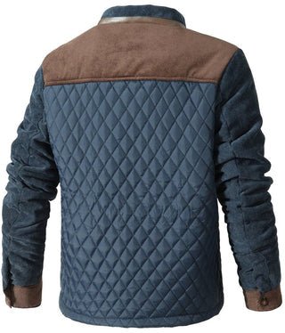 Kurtka Męska | Stójka i Kombinacja Zatrzasków z Zamkiem - Arkadya Outlet - Jackets