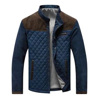 Kurtka Męska | Stójka i Kombinacja Zatrzasków z Zamkiem - Arkadya Outlet - Jackets