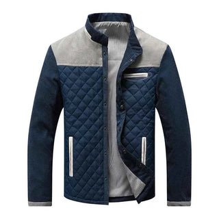 Kurtka Męska | Stójka i Kombinacja Zatrzasków z Zamkiem - Arkadya Outlet - Jackets