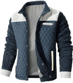 Kurtka Męska | Stójka i Kombinacja Zatrzasków z Zamkiem - Arkadya Outlet - Jackets