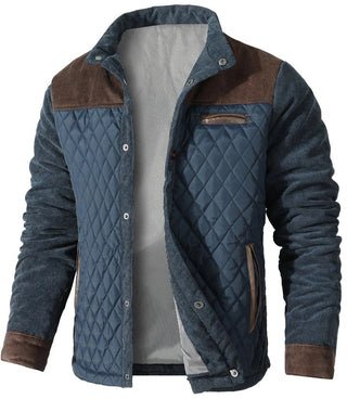 Kurtka Męska | Stójka i Kombinacja Zatrzasków z Zamkiem - Arkadya Outlet - Jackets