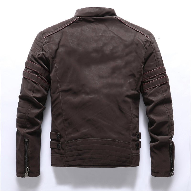 Kurtka Męska Wiatrówka | Zamek Pełny i Stójka przy Szyi - Arkadya Outlet - Jackets