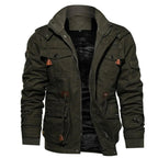Kurtka Męska | Wiele Kieszeni i Zamek Błyskawiczny z Podszewką - Arkadya Outlet - Jackets