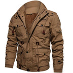 Kurtka Męska | Wiele Kieszeni i Zamek Błyskawiczny z Podszewką - Arkadya Outlet - Jackets