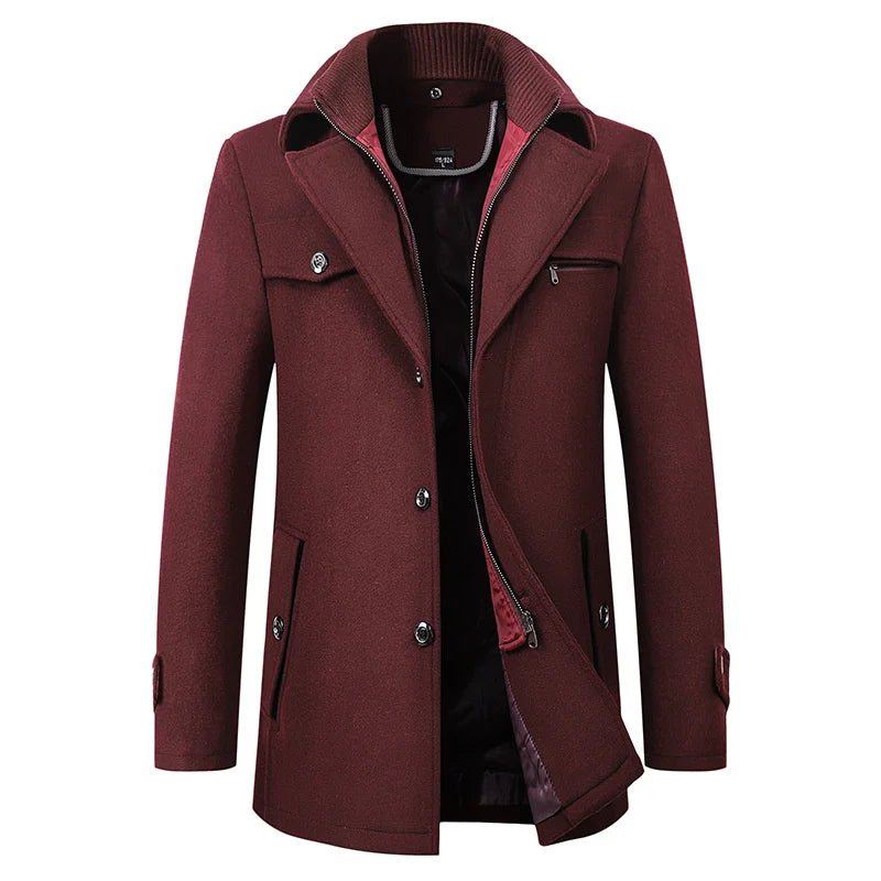Kurtka Męska | Wodoodporna z Klasycznym Kołnierzem na Zimę - Arkadya Outlet - Jackets