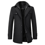 Kurtka Męska | Wodoodporna z Klasycznym Kołnierzem na Zimę - Arkadya Outlet - Jackets