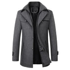 Kurtka Męska | Wodoodporna z Klasycznym Kołnierzem na Zimę - Arkadya Outlet - Jackets