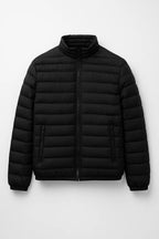 Kurtka Męska z Pikowanej Tkaniny | Zamek na Całej Długości - Arkadya Outlet - Jackets