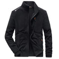 Kurtka Męska z Zamkiem | Stójka i Kieszenie z Przodu - Arkadya Outlet - Jackets