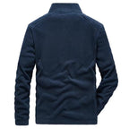 Kurtka Męska z Zamkiem | Stójka i Kieszenie z Przodu - Arkadya Outlet - Jackets