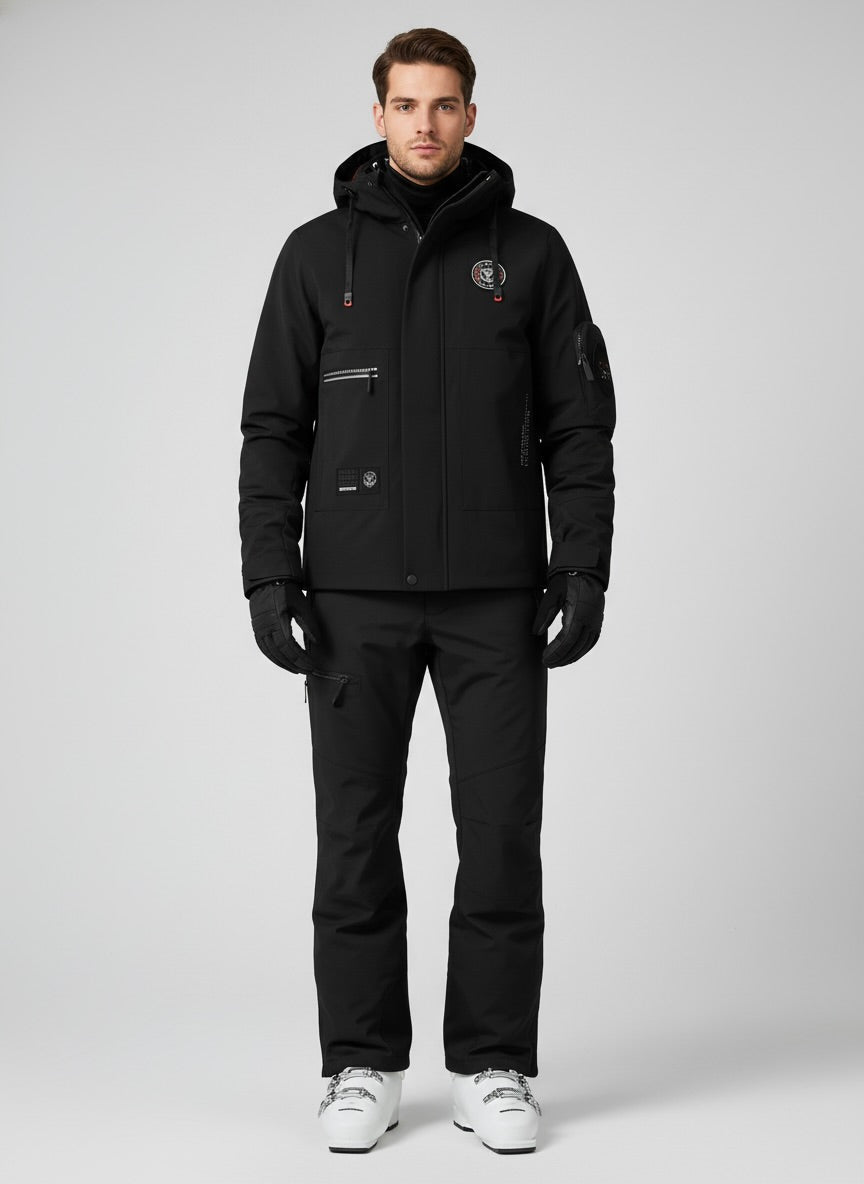 Kurtka Męska | Zamek Błyskawiczny i Odpinany Kaptur Outdoor - Arkadya Outlet - Jackets