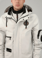 Kurtka Męska | Zamek Błyskawiczny i Odpinany Kaptur Outdoor - Arkadya Outlet - Jackets