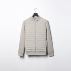 Kurtka Męska | Zamek Błyskawiczny i Pikowone Panele z Kołnierzem - Arkadya Outlet - Jackets